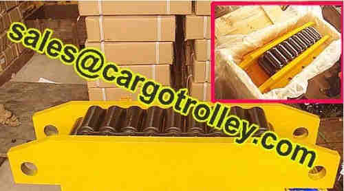 Steel chain roller skids works for Machinery Moving Rigging Services
