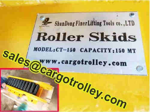 Machine Moving Transport Roller Skates kit