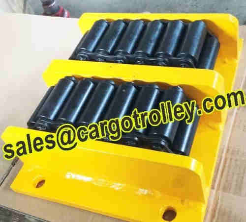 load moving roller skates works for machinery movement