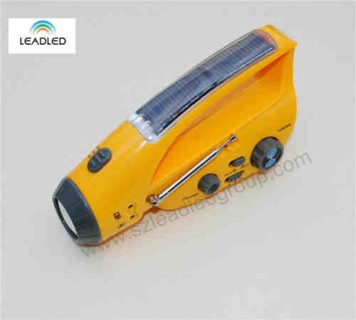 Free Shipping LED Torch/Radio/Phonecharger