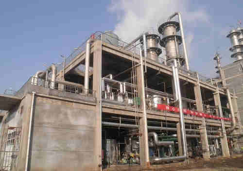 Anhydrous formaldehyde plant