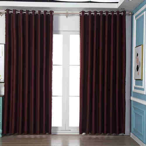 Hot Sale Ready Made Thermal Insulation Grommet Blackout Curtains For Bedroom
