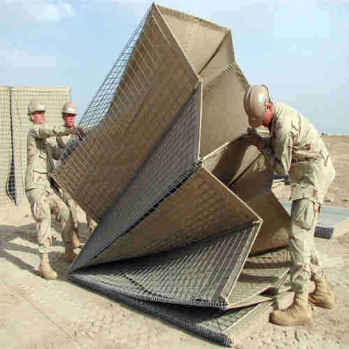  Army Defensive Barrier     Hesco Barrier Vendor 
