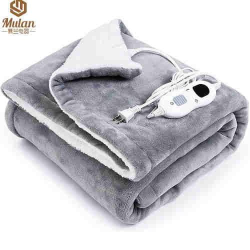New controller Electric Blanket, Heated Throw Flannel over blanket