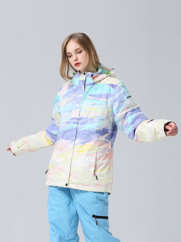 RIVIYELE Women Colorful Snow Wear Girls Snowboard Skiing Jackets