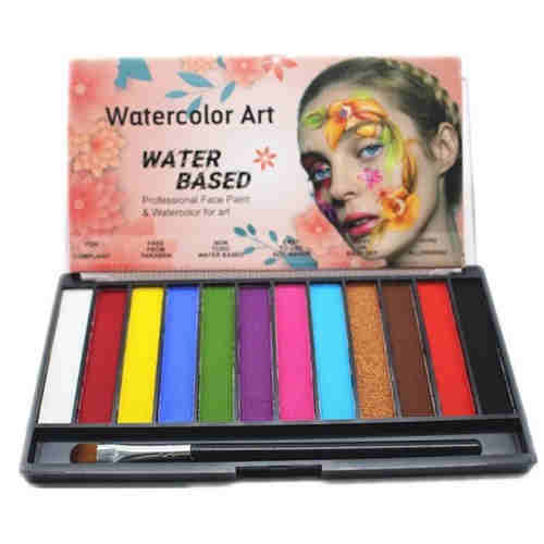 OEM Neon UV Color face paint Water Activated Aqua Cosmetic Eye Liner