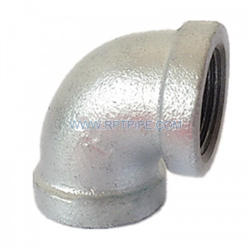 Elbow- Banded Hot-dipped Galvanized Malleable Iron Pipe Fittings with BS Thread