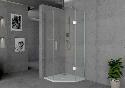 10mm Clear Tempered Glass Shower Enclosure