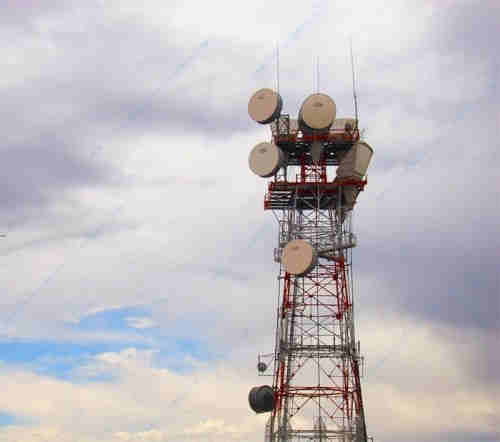 Galvanized Microwave Antenna And Communication Self Supporting Tower
