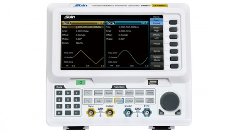  TFG6800 Series   35MHz/65MHz/100MHz Arbitrary Waveform Generator,2-CH