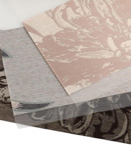 Simple Living Room Soft Gauze Curtain Jacquard Zebra Blind Fabric