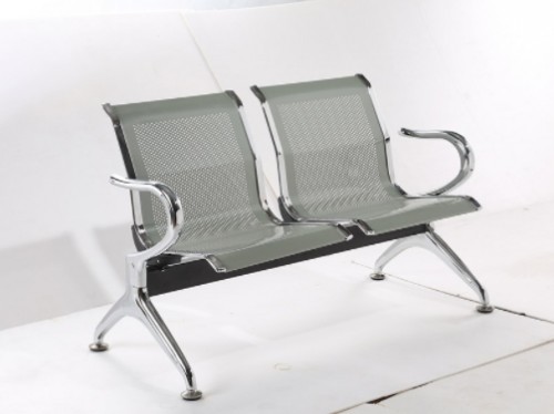 3 seat steel hospital bank station waiting chairs W9604