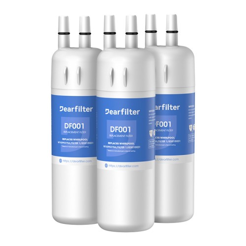 Dearfilter Compatible with EDR1RXD1,W10295370A,Refrigerator Water Filter 1 3PCS