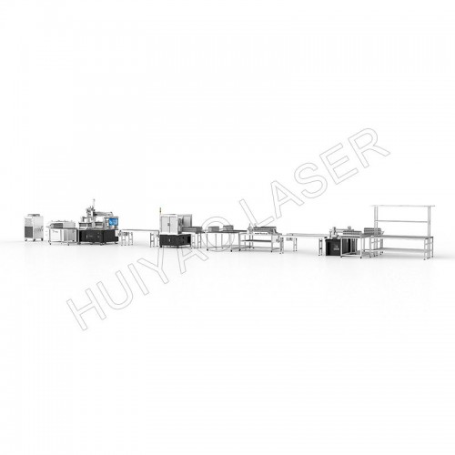 Semi automatic lithium battery pack production line