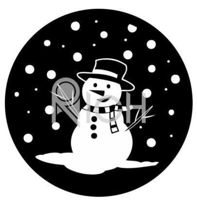  Snowman Gobo - Single Color Gobo