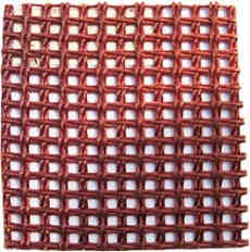 High silica fiberglass mesh filter for molten iron and molten aluminum casting filtration