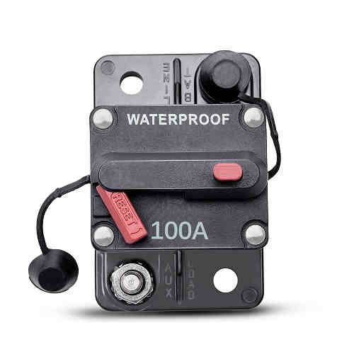 100A car circuit breaker thermal trip inline fuse inverter with manual reset