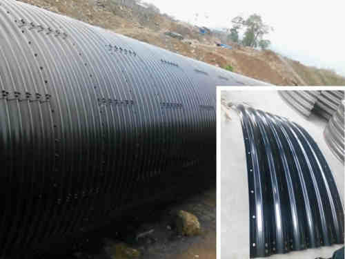 Plastic Coated Corrugated Pipe