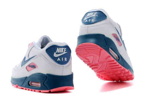 Best Womens Nike Air Max 90 Premium DarkBlue Pink Shoes,sport nike running shoes