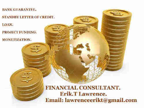 Lease/Sale: Bank Guarantee/SBLC,Financing,Loan,Monetization,MT103,MT799.