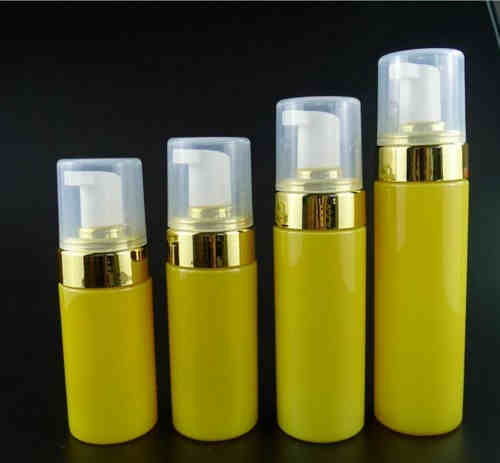 Gold neck foam pump bottles