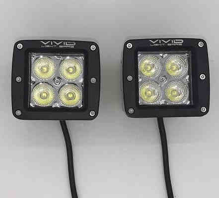 upgrade 3.2" color changing alternating flash led pods with learning code controller