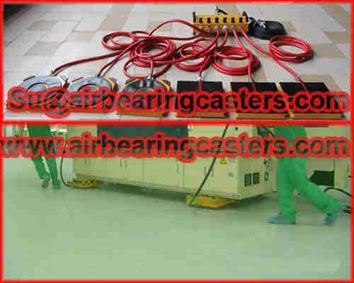Air skates for moving machines with no hurt no pollution 