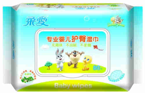 Plastic Wet tissue bag disposable side gusset Bag/Baby Tissue paper packing plastic bags