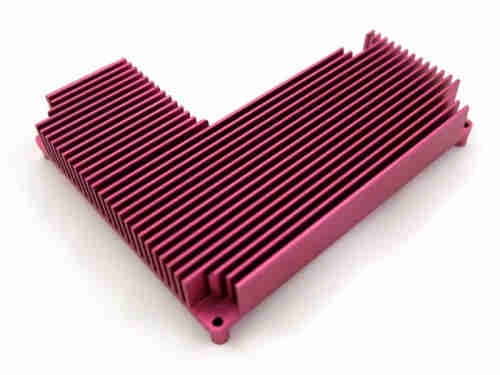 Red Anodized BGA Heatsink