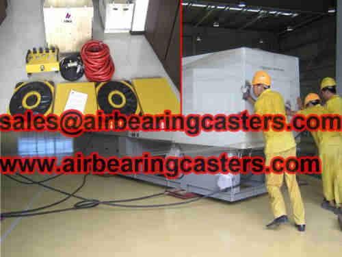 Air casters application with more pictures