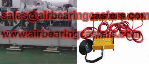 Air caster rigging system is a new type of tool for moving machine