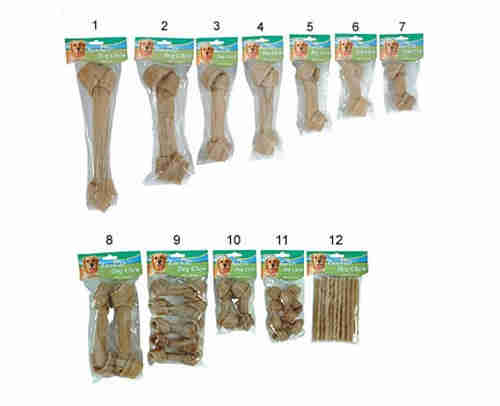 Natural Brown Rawhide Chews