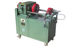 electric steel bar threading machine