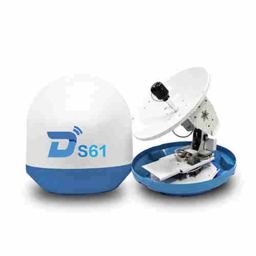 Ditel S61 63cm 3-axis ku band digital outdoor marine tv antenna satellite dish antenna