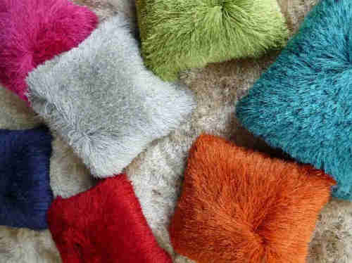 Shaggy Pillow, Pillow Cover, Cushion, Cushion Cover