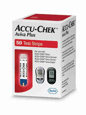 Accu che aviva plus test strip 50ct