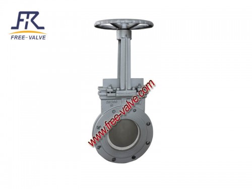 Ceramic Dry Ash  Knife Gate Valve