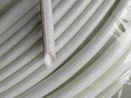 silicone rubber fiberglass sleeving(inside fiber outside rubber)