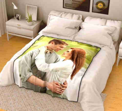 custom photo blanket