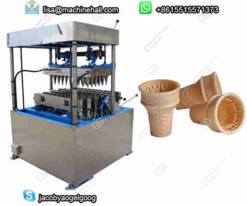 60 Mould Wafer Cone Making Machine with Factory Price