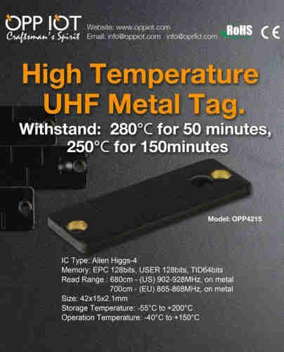 High-temperature UHF Metal Tag 