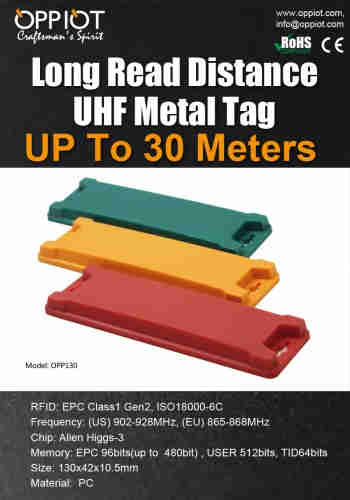 Long Range RFID Tracking tags OPP130 