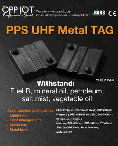 PPS UHF Metal Tag OPP2626