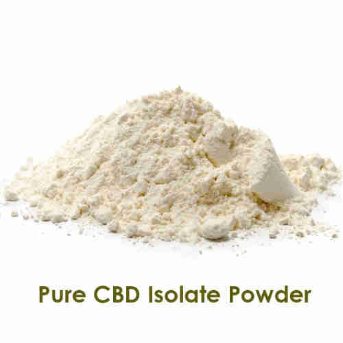 99+% Pure CBD Isolate Powder (Crystalline) from Hemp