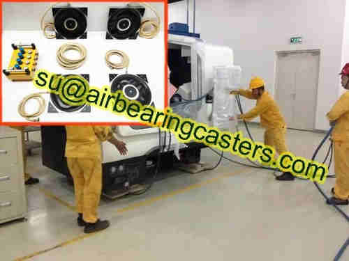 Air bearings casters offer high accuracy in industry