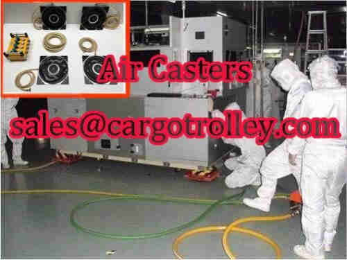 Air casters machine handling equipment